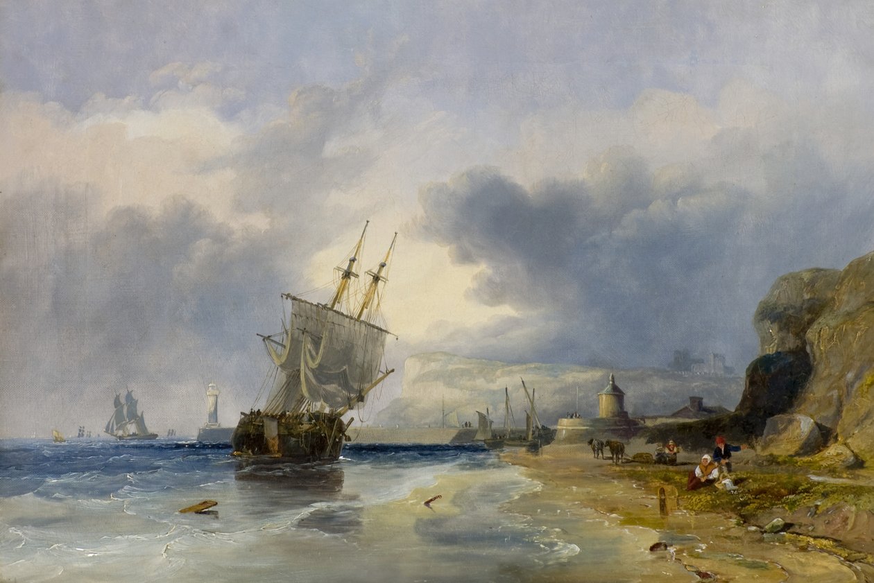 Whitby från norr av Clarkson Frederick Stanfield