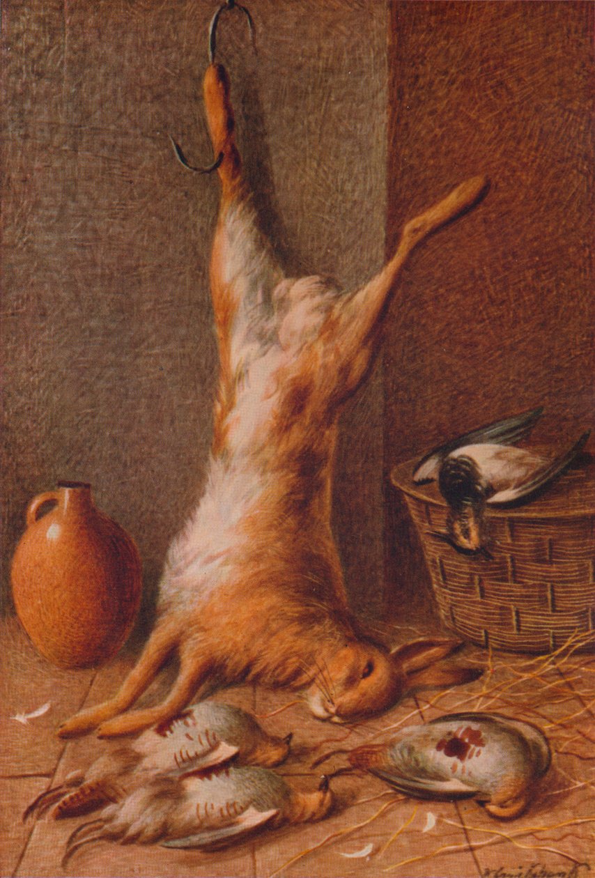 Stilleben Hare, c1895 av William Cruikshank