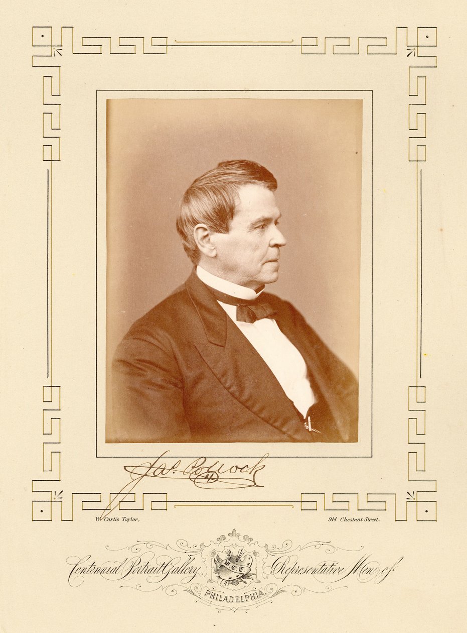 Porträtt av James Pollock av William Curtis Taylor