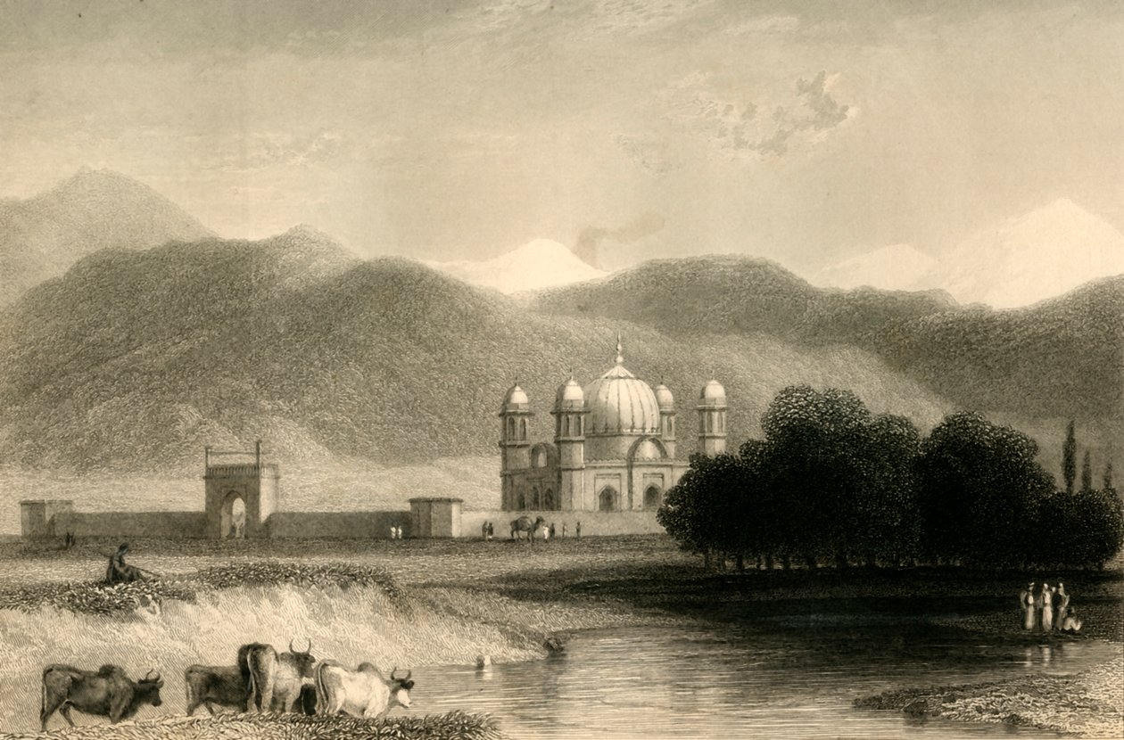 I Nujibabad, Rohilcund, 1835. av William Daniell