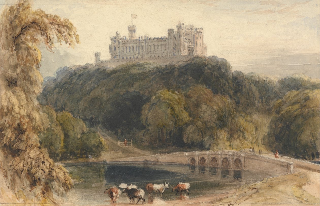 Belvoir Castle, Rutland av William Daniell