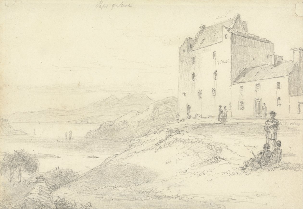 Craignish Castle, Jura av William Daniell
