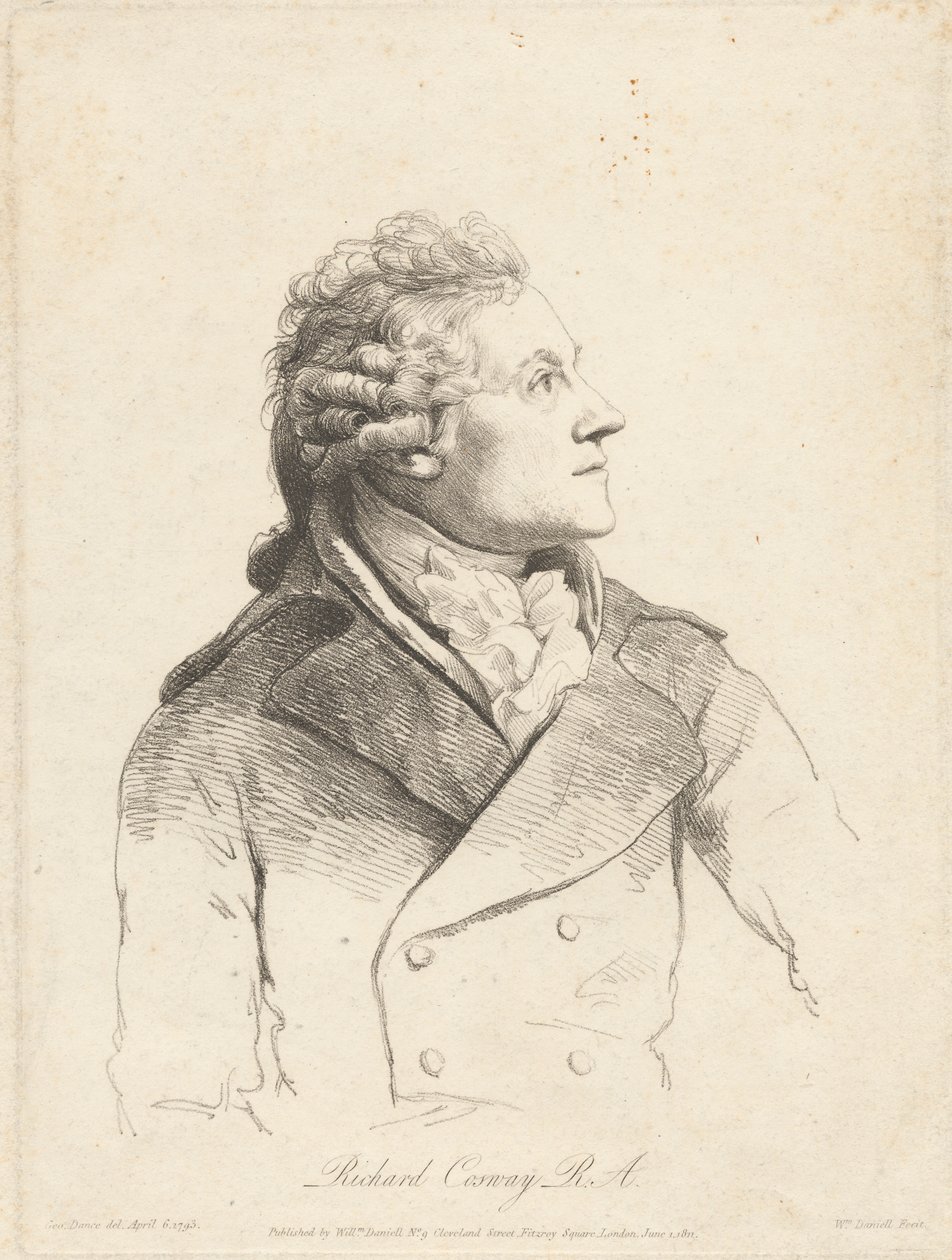 Richard Cosway, R.A. av William Daniell
