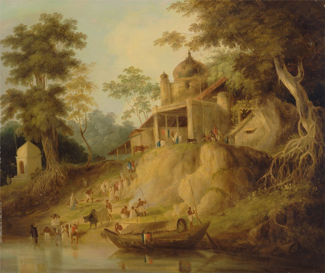 Banken av Ganges av William Daniell