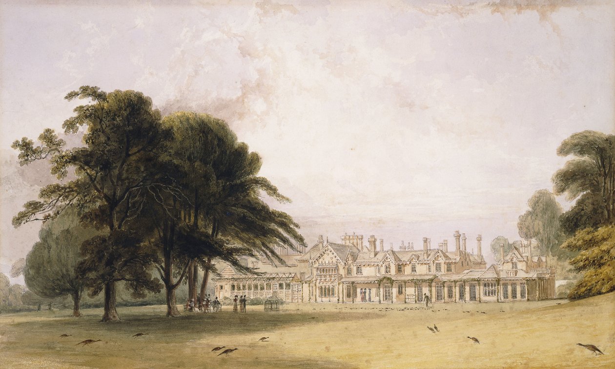 The Royal Lodge, Windsor Park, av William Daniell