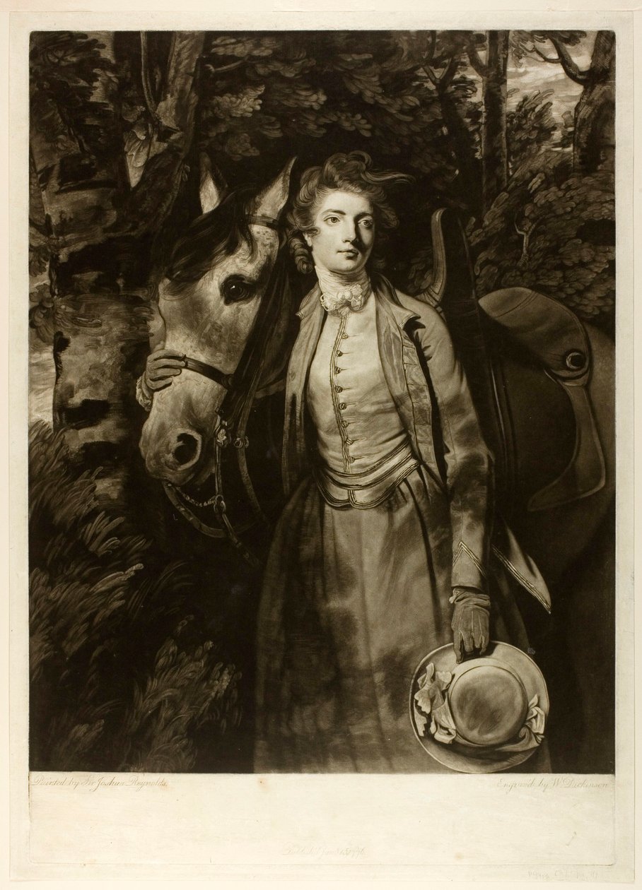 Lady Charles Spencer av William Dickinson