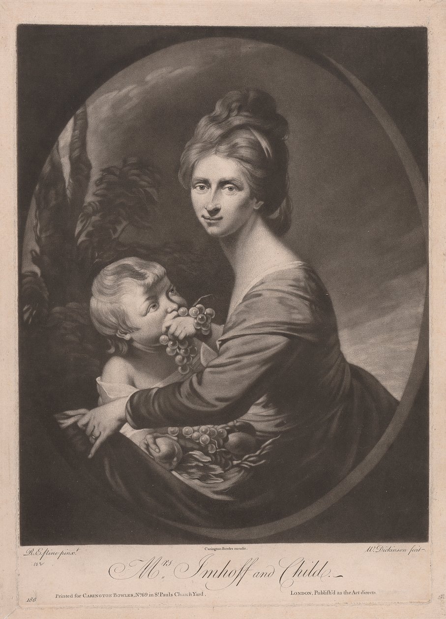 Mrs. Imhoff と Childswedish av William Dickinson