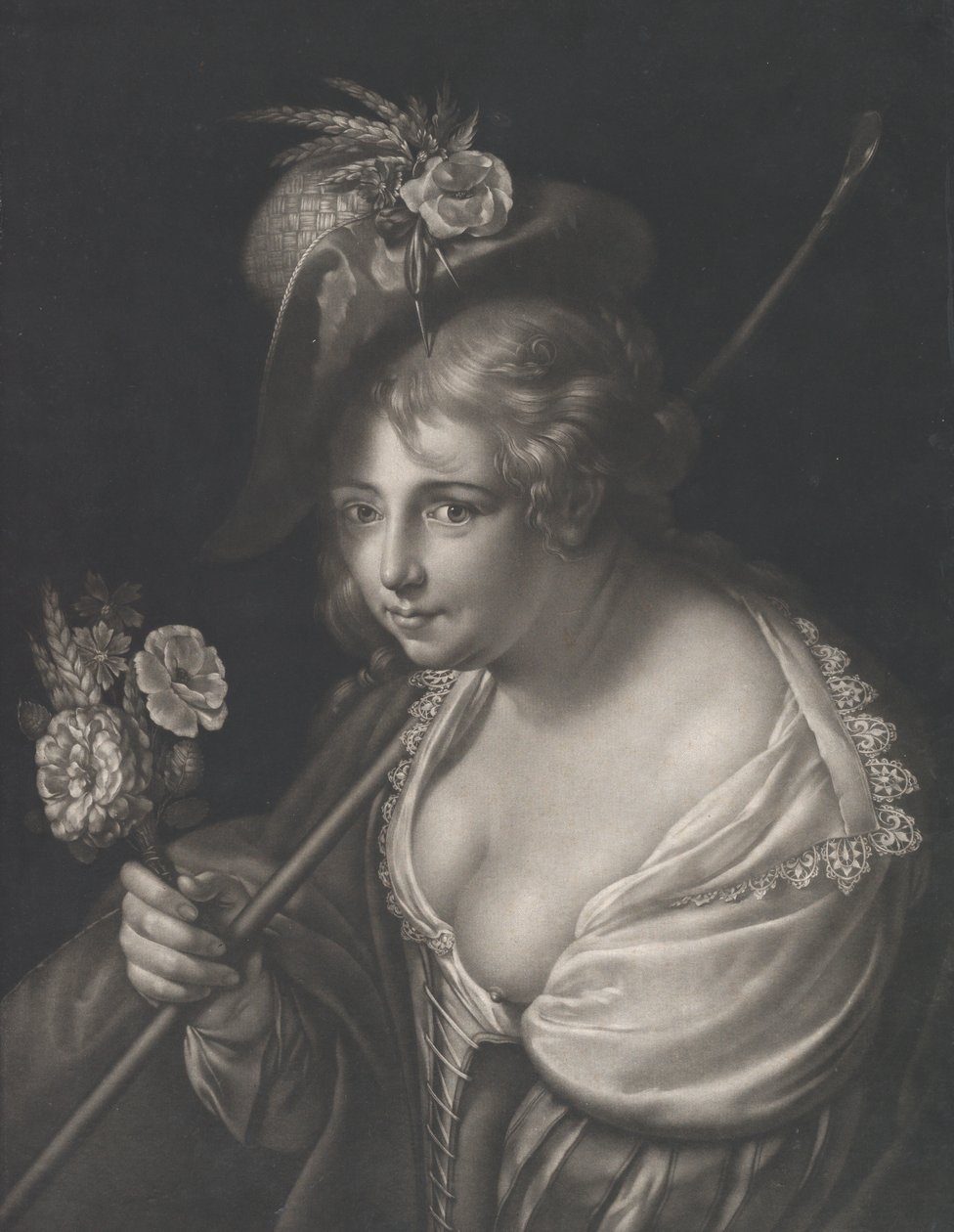 Porträtt av Helena Fourment, 1780. av William Dickinson
