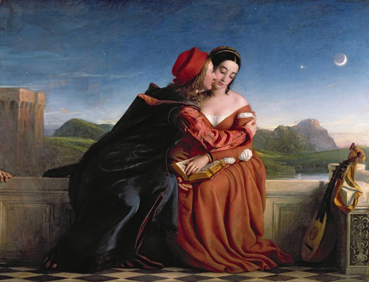 Francesca da Rimini, 1837. av William Dyce