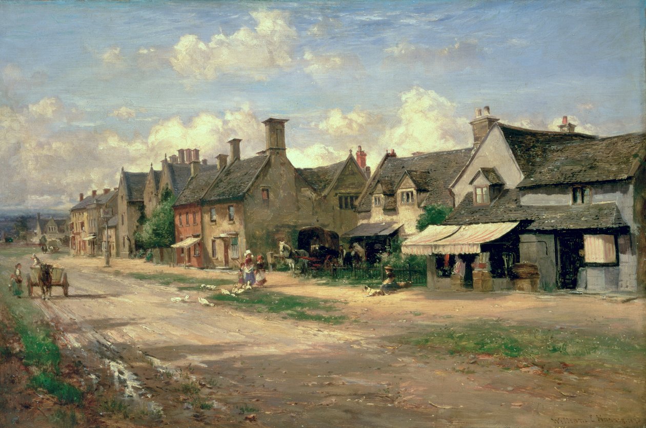 The High Street, Broadway, Worcestershire av William E. Harris