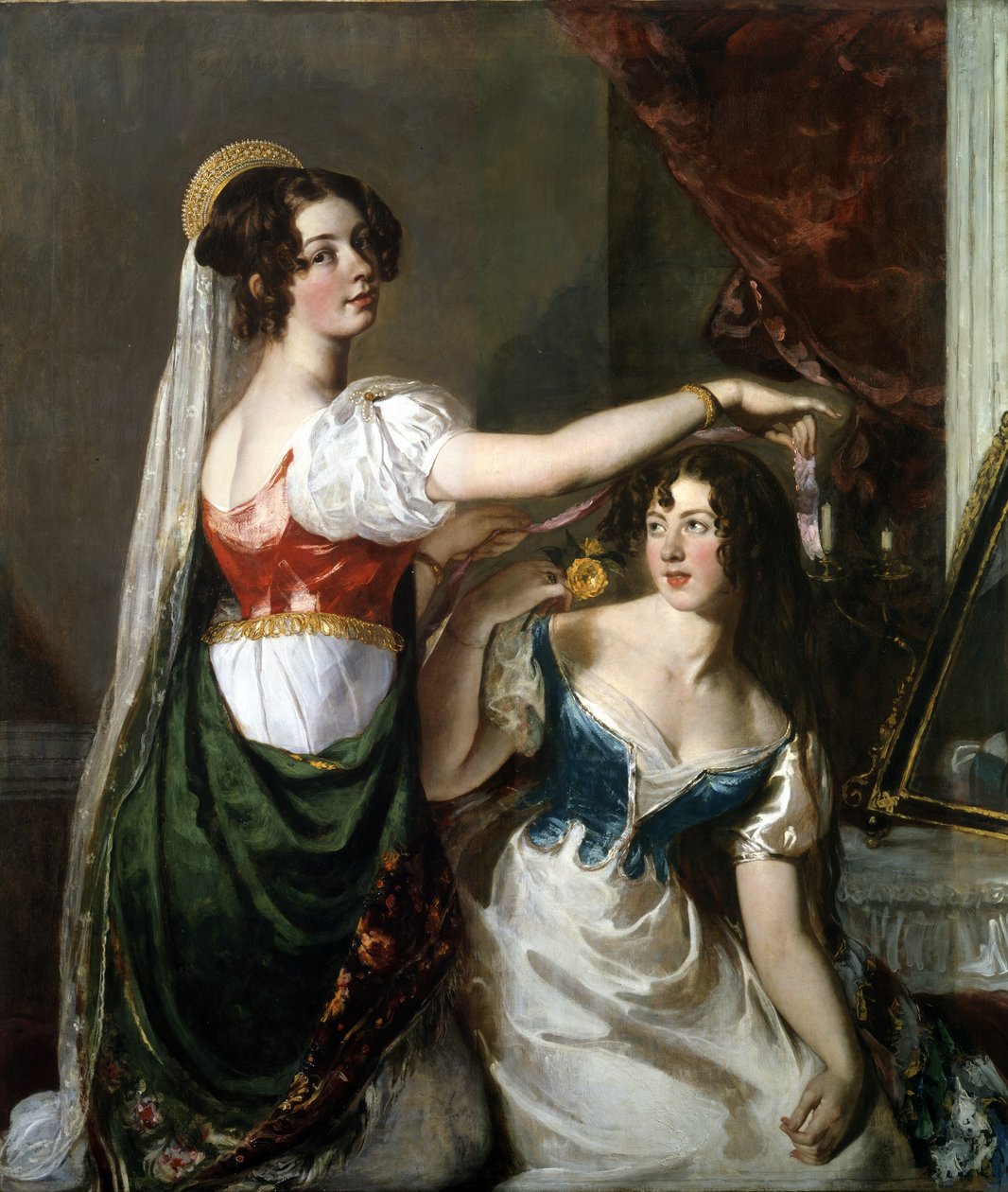 Förbereder sig för en festboll av William Etty