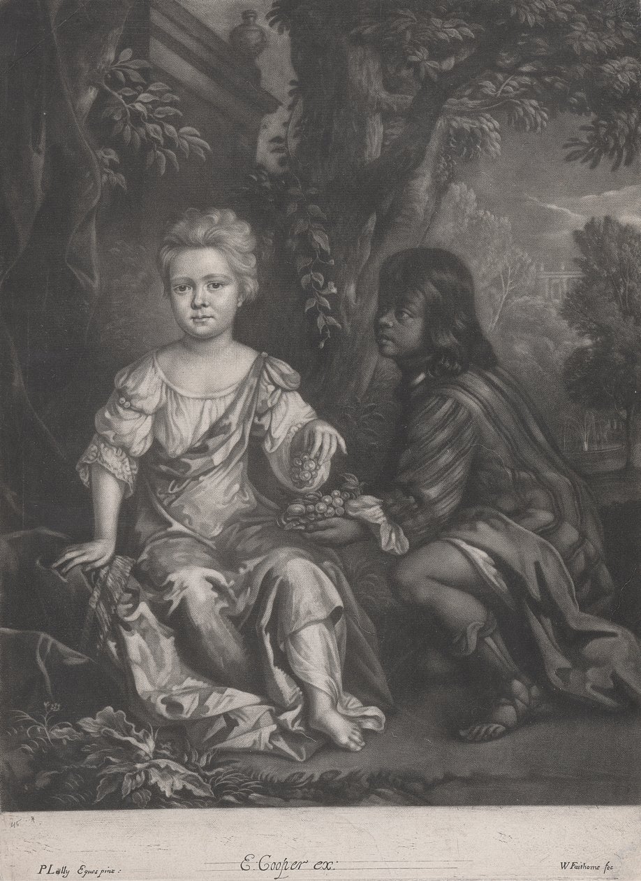 Elizabeth Cooper av William Faithorne