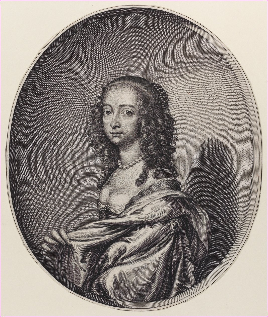 Mary, prinsessan av Orange, 1641-50. av William Faithorne