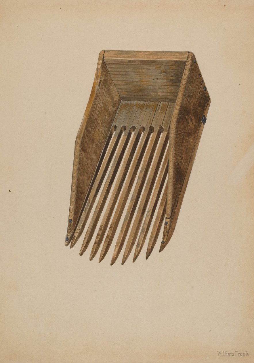 Cranberry Harvesting Scoop, ca. 1942. av William Frank
