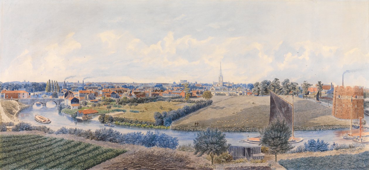 Sydostvy över Norwich av William Frederick Austin