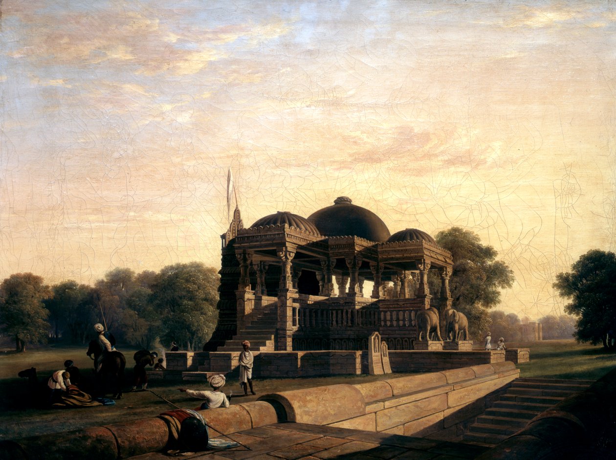 Forntida tempel i Hulwud, 1826. av William Frederick Witherington