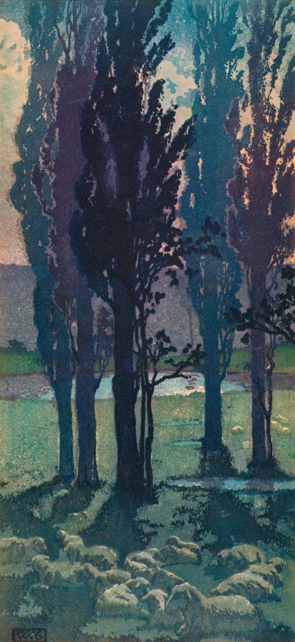 Septembermånen, c1901, 1928 av William Giles