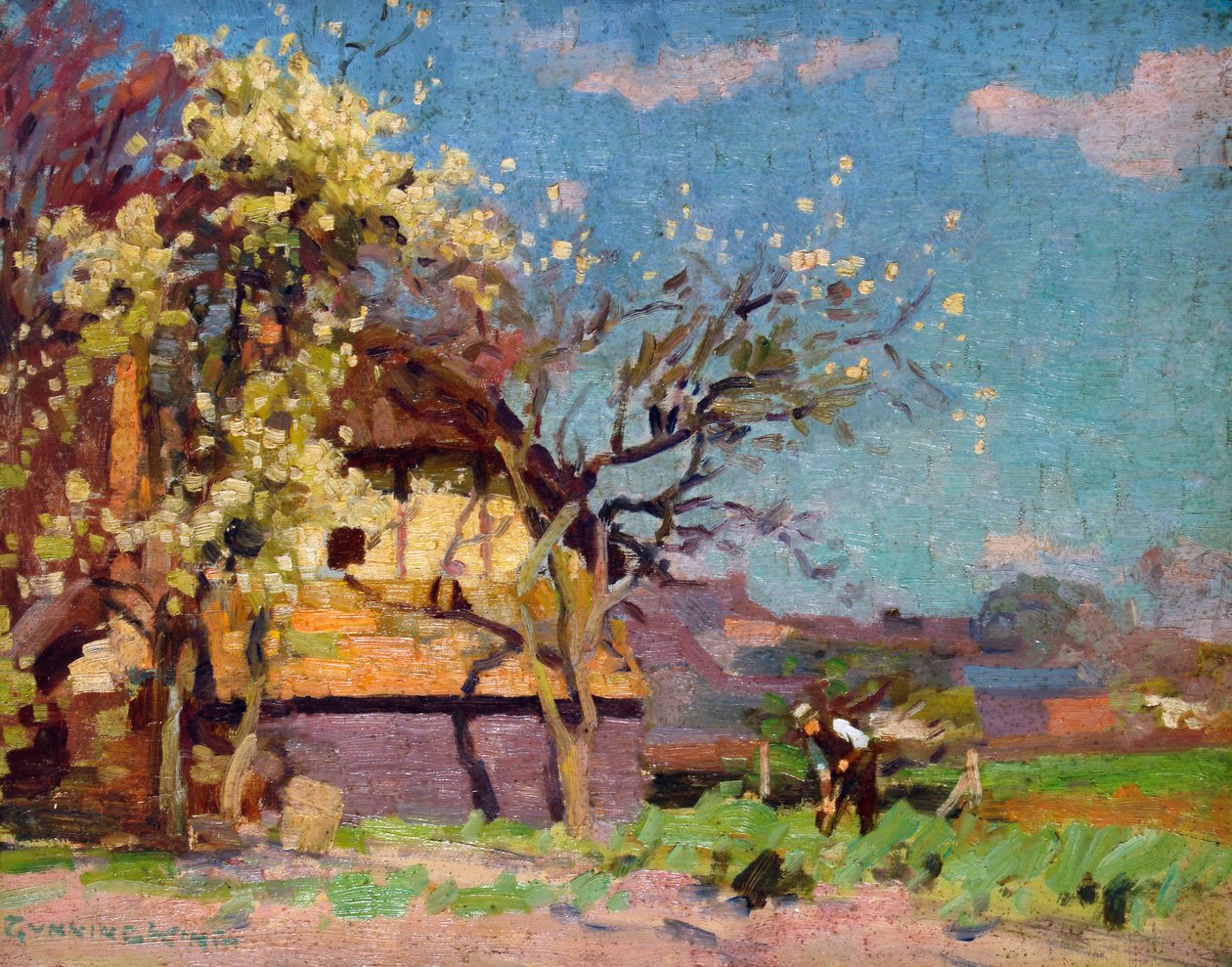 Spring (olja på duk) av William Gunning King