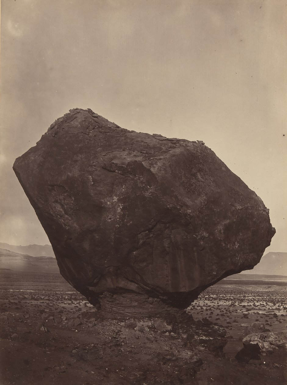 Perched Rock, Rocker Creek, Arizona, 1872. av William H. Bell