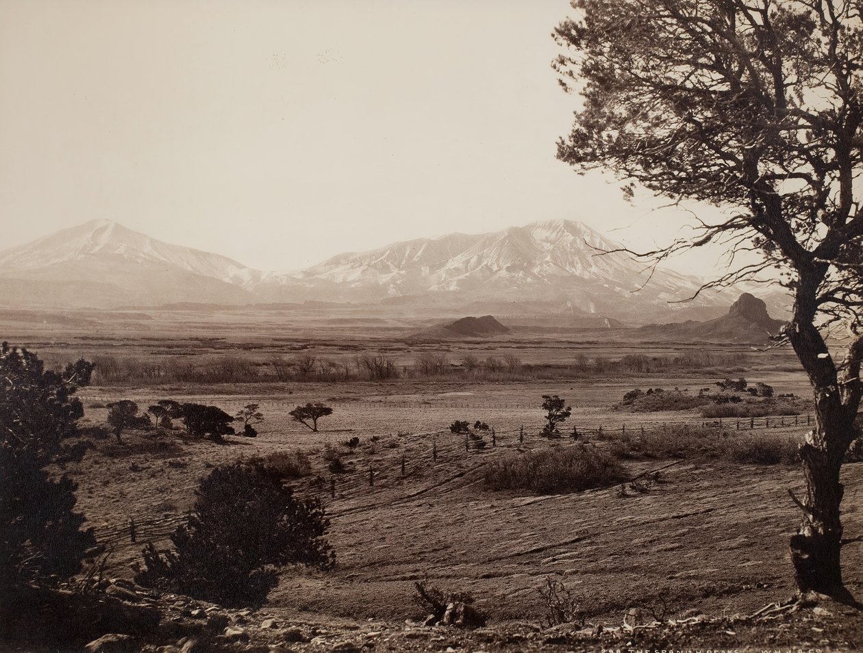 Spanska topparna, ca. 1871. av William H. Jackson
