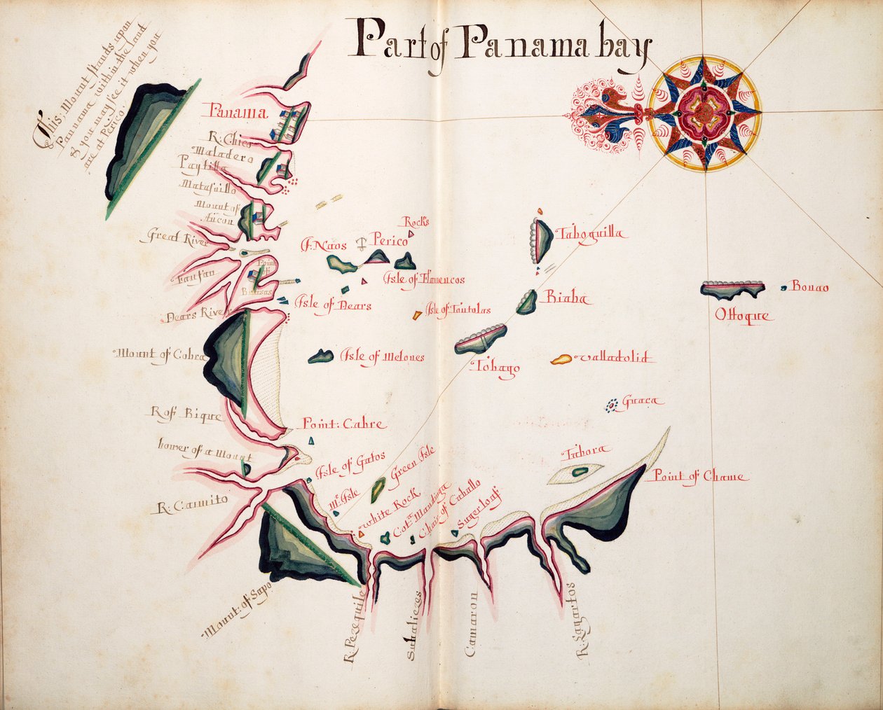 En del av Panama Bay av William Hack