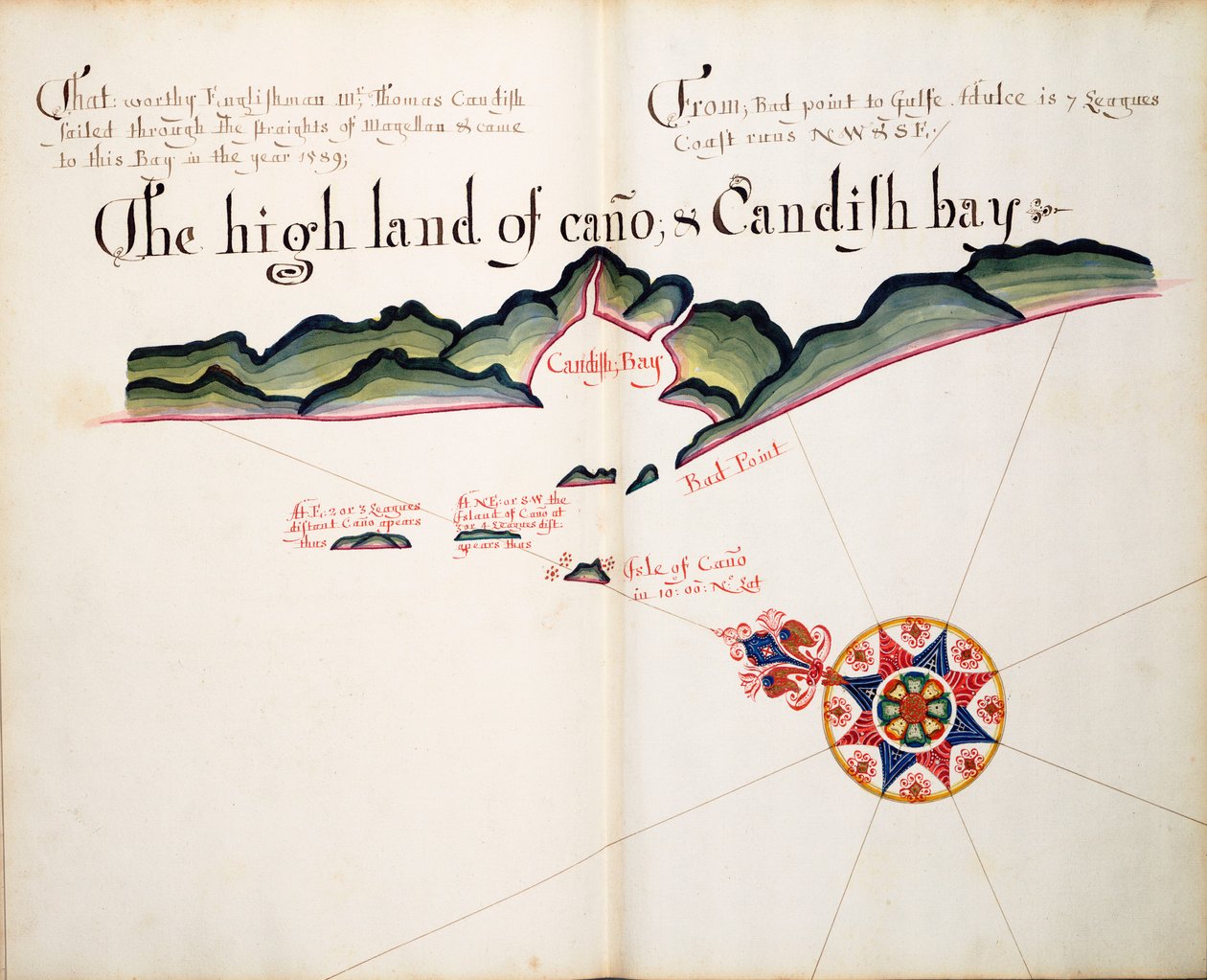 Höglandet Cano  Candish Bay av William Hack