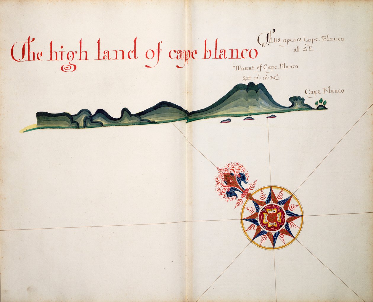 Höglandet vid Cape Blanco av William Hack