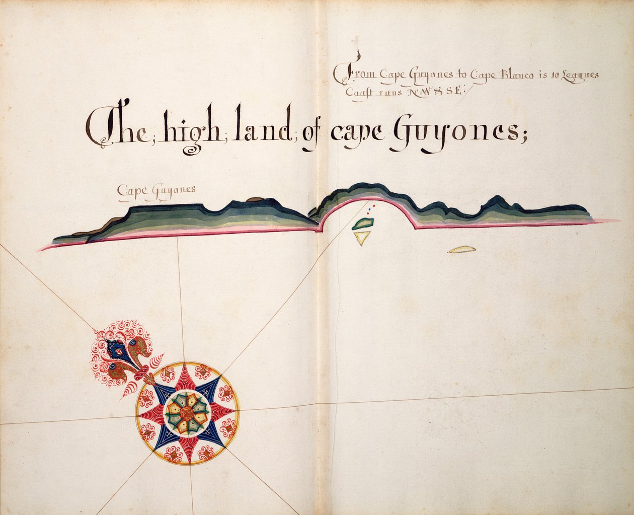 Höglandet vid Cape Guyones av William Hack