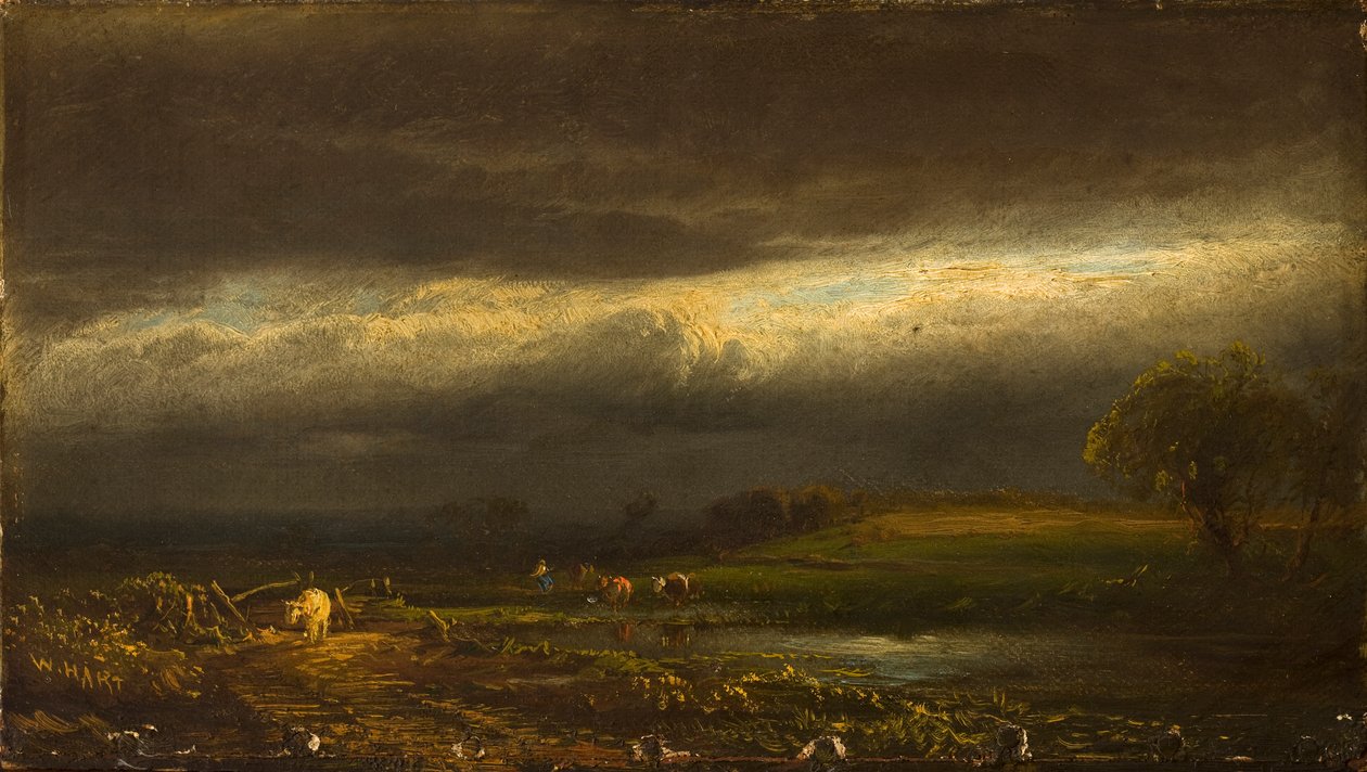 Kommer Storm, Lake Cayuga (N.Y.) av William Hart