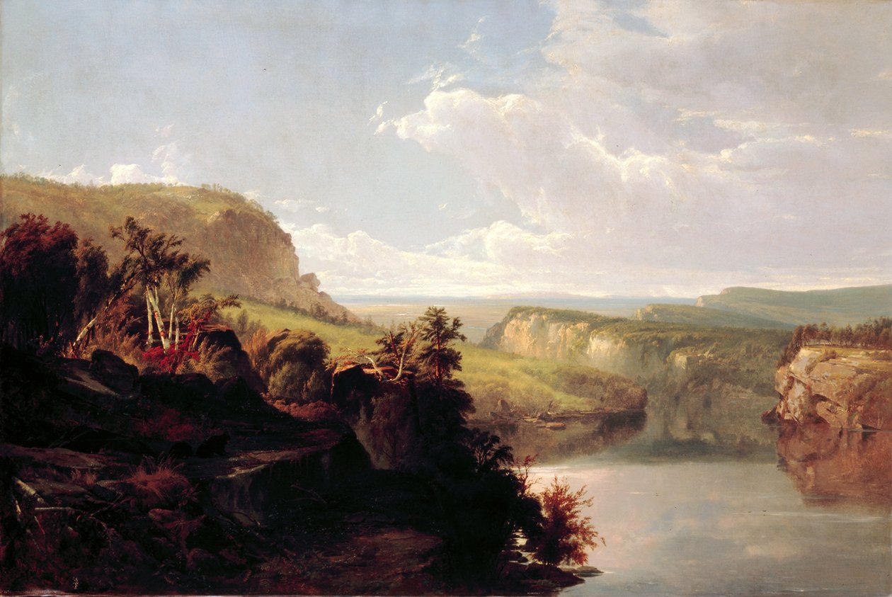 Lake Among the Hills (Lake Mohonk) av William Hart