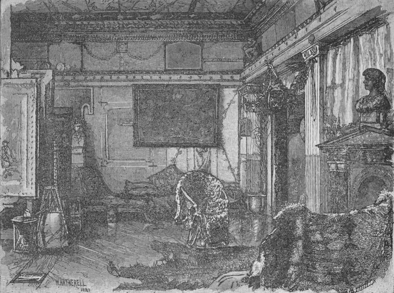 Alma Tademas före detta studio, 1890 av William Hatherell