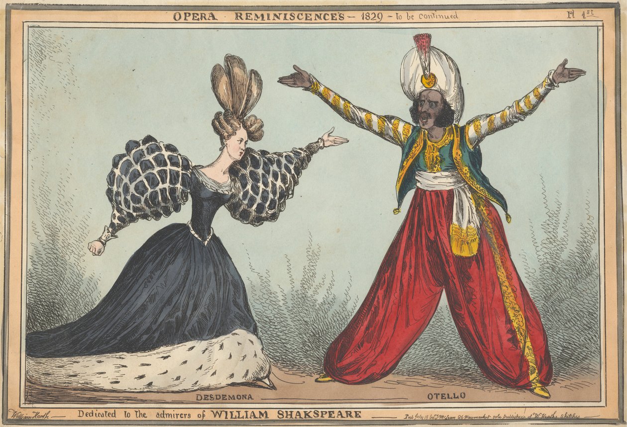 Operareminiscenser: Desdemona och Otello av William Heath