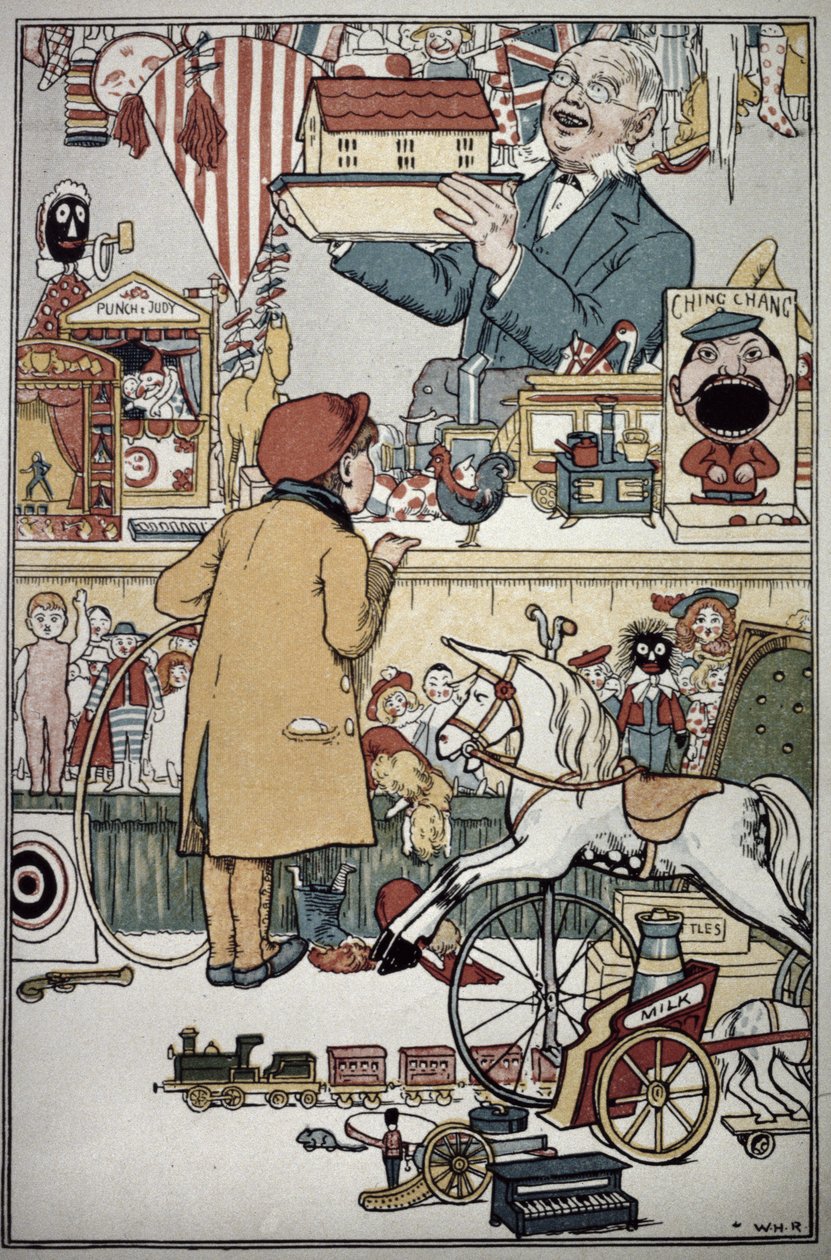 The Toyshop, 1900 (tryck) av William Heath Robinson