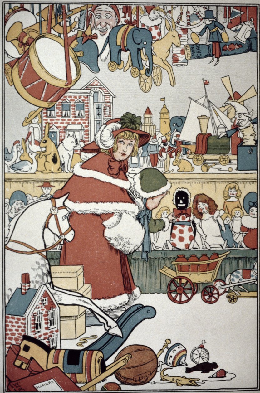 Leksaker till jul, c.1900 av William Heath Robinson