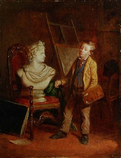 Den unga konstnären av William Hemsley