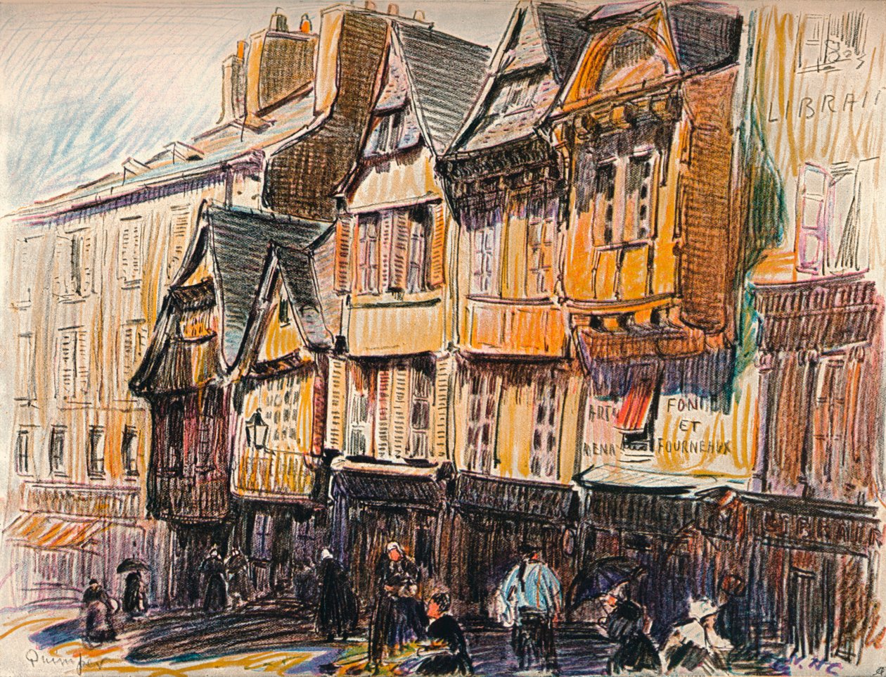 Quimper, c1908 av William Henry Charlton