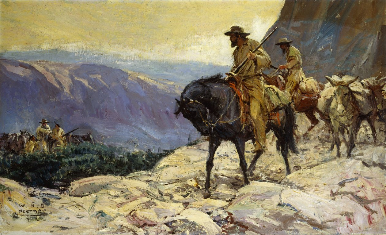 Jägare och Packmules av William Henry Dethlef Koerner