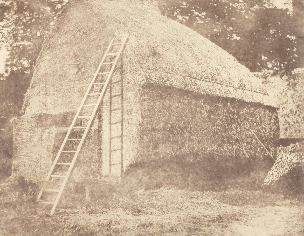 Haystack,1844 (foto) av William Henry Fox Talbot