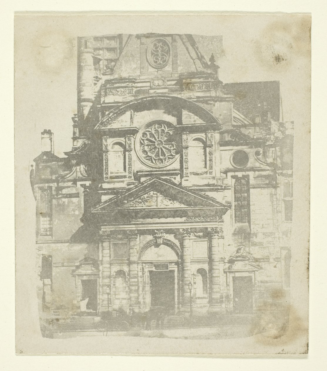 St Etienne du Mont, Fasad av William Henry Fox Talbot