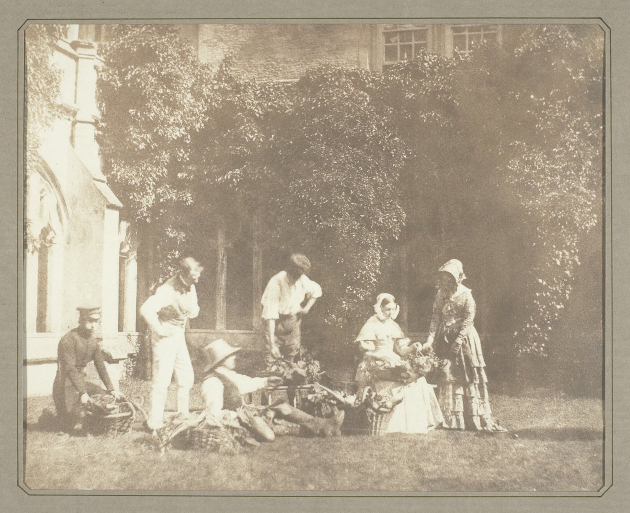 Fruktförsäljarna av William Henry Fox Talbot