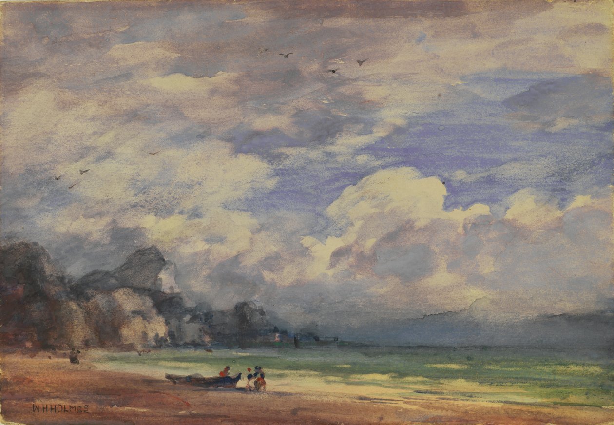 På Kaliforniens kust, n.d. av William Henry Holmes