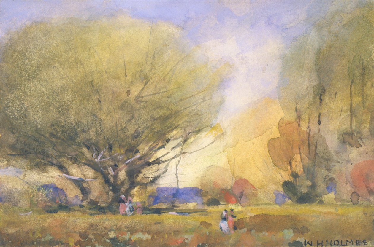 Sommarscen, ca. 1920. av William Henry Holmes