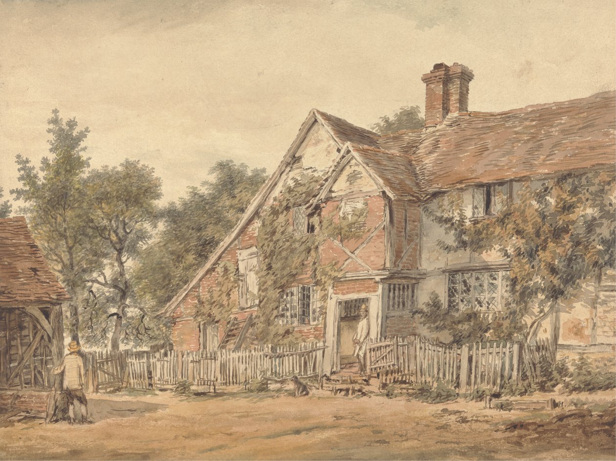 En bondgård av William Henry Hunt