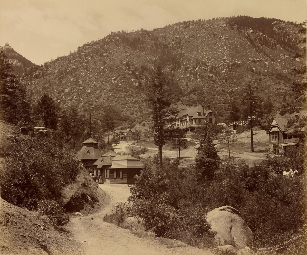Iron Springs Hotel, Manitou av William Henry Jackson
