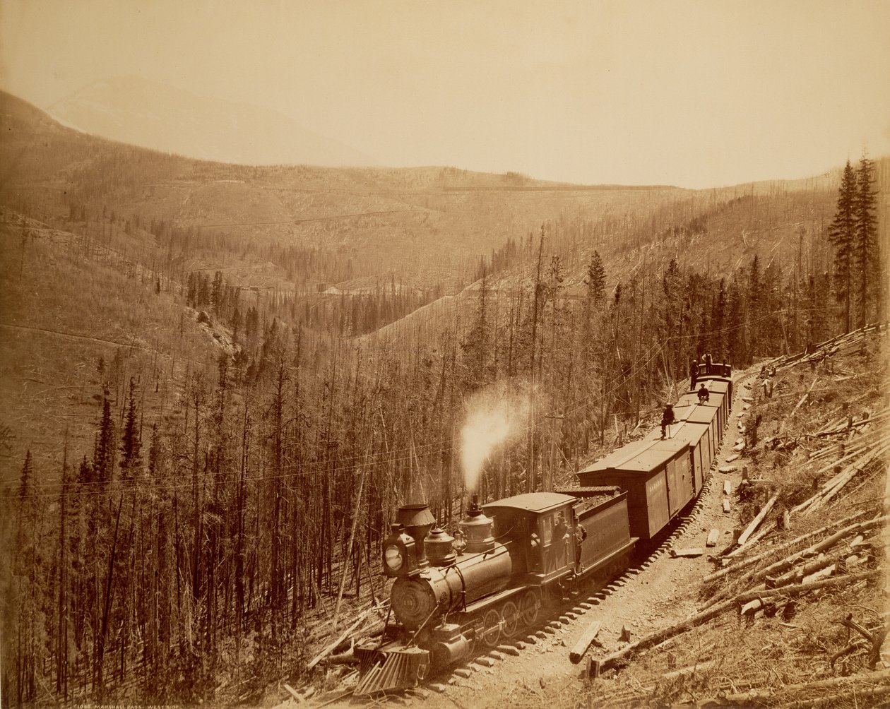 Marshall Pass, västra sidan av William Henry Jackson