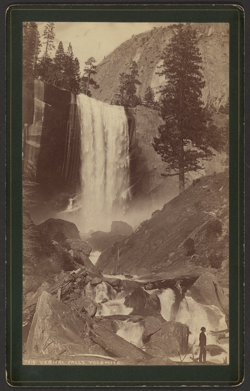 Vernal Falls. Yosemite. av William Henry Jackson