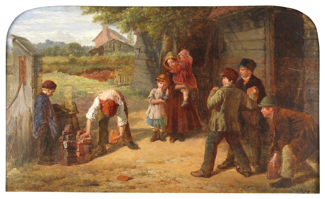 Byspelet, 1860 av William Henry Knight