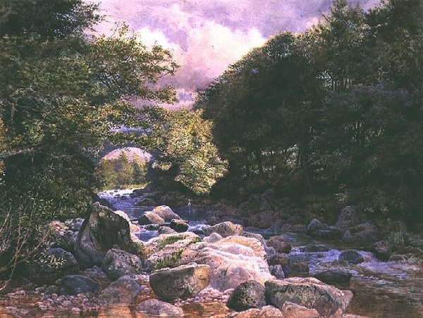 Floden Deveron av William Henry Millais