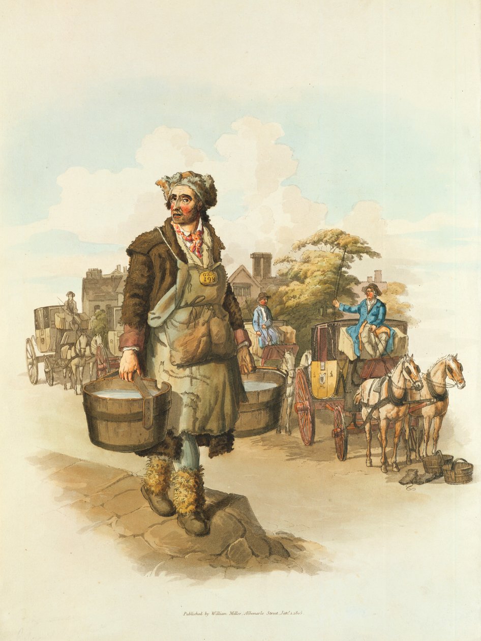 Vattenbärare, 1808 av William Henry Pyne