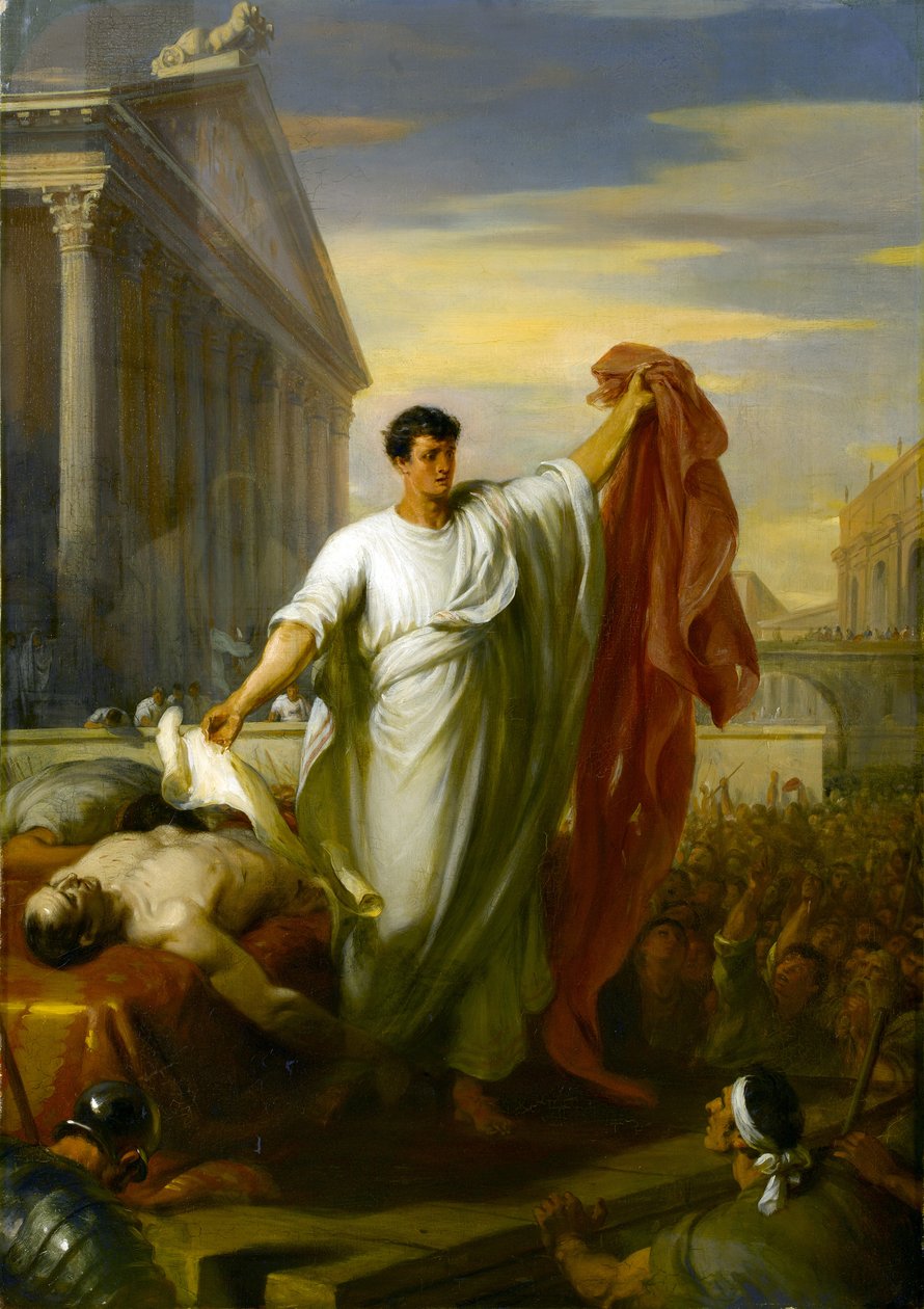 Marc Anthony läser Caesars testamente av William Hilton